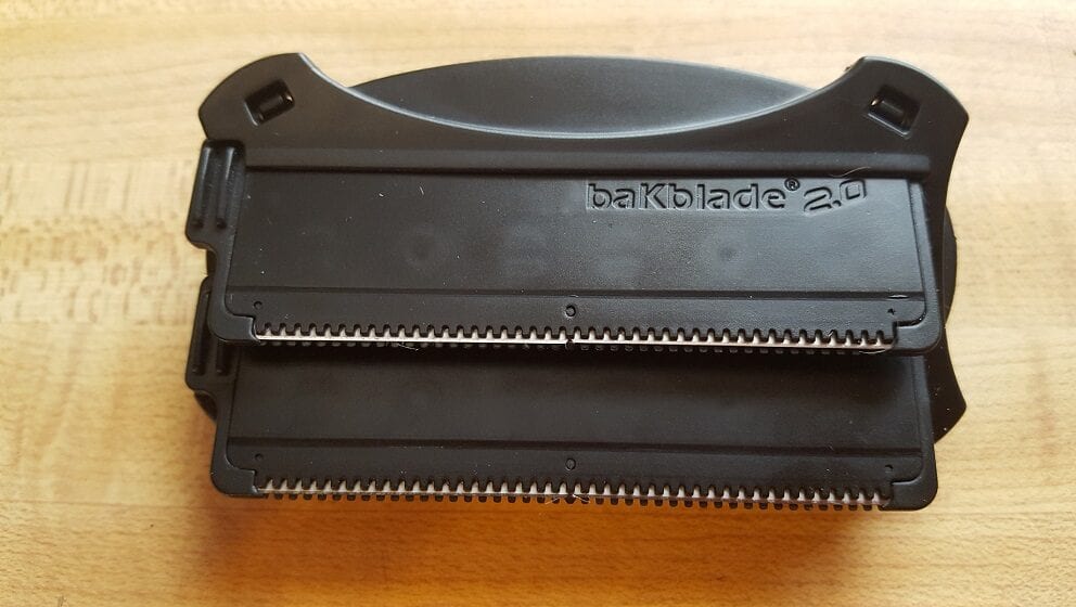 closeup of bakblade 2.0 shaver head