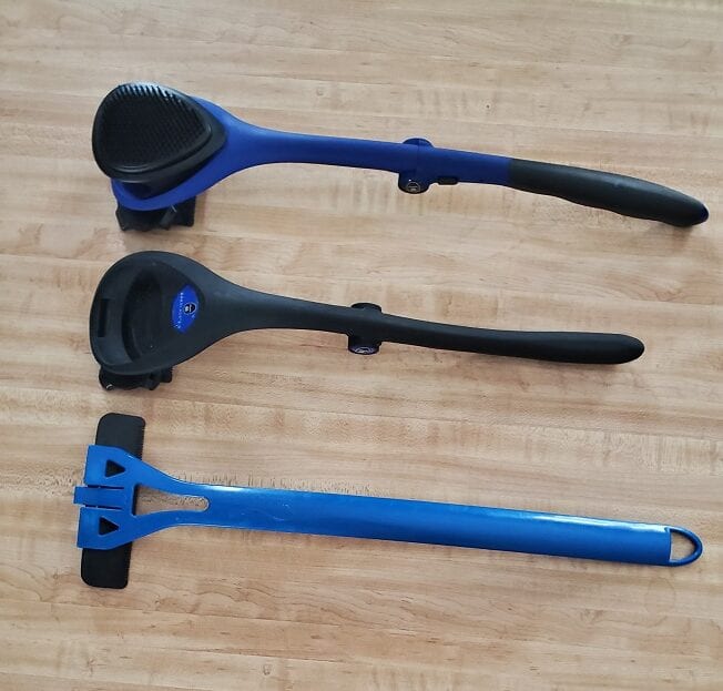 three bakblade back shavers