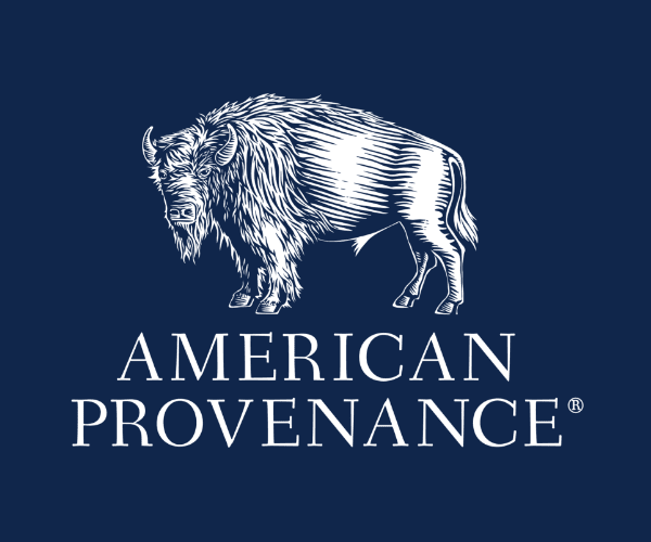 blue bison american provenance logo
