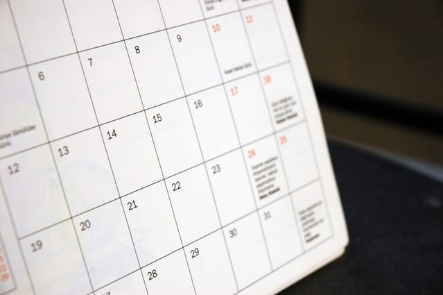 picture of a calendar