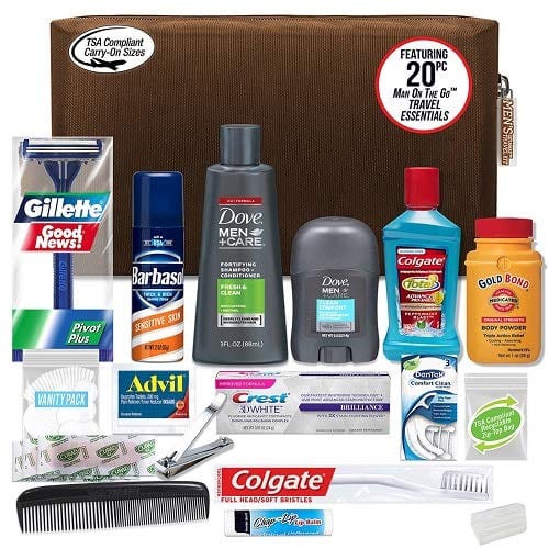 travel size hygiene products