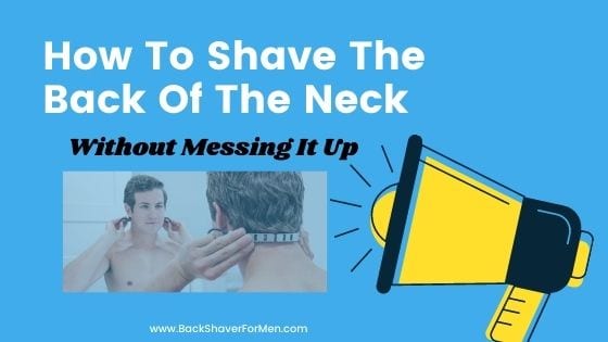 man shaving neck review