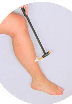 women using ape scrape on leg