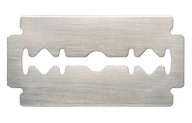 safety razor blade stainless steel