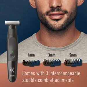 trimmer guide combs and mans face