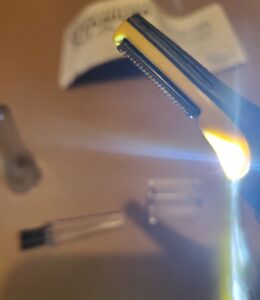 led light on trimmer