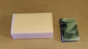 two bars of soap