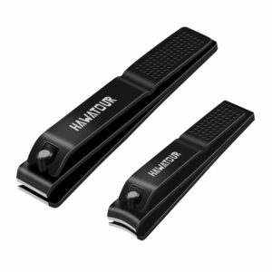 two black nail clippers