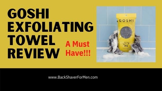 goshi exfoliating shower towel review