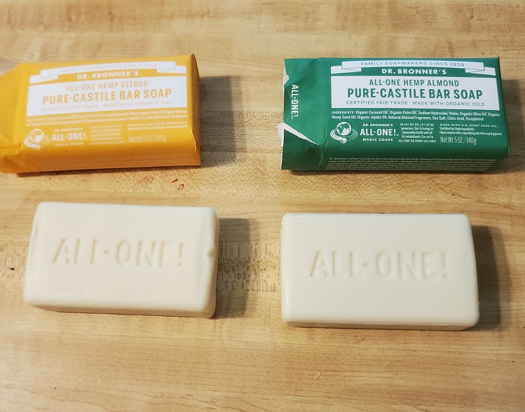 two bars of soap