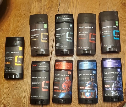 9 deodorants