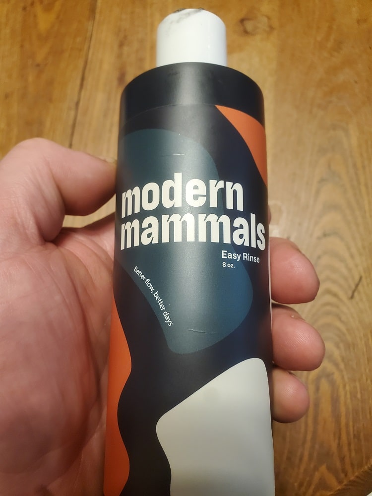 holding modern mammals in hand