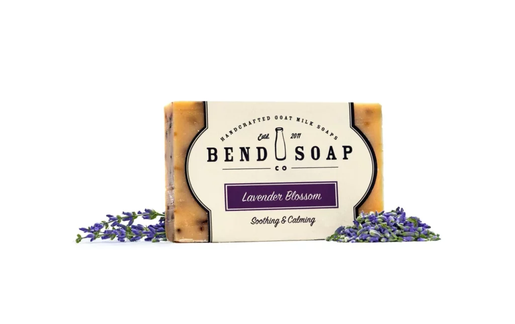bar of soap with lavender