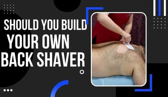 man getting back waxed