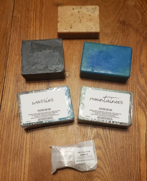 six bars of soap