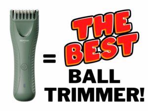 green groin hair trimmer