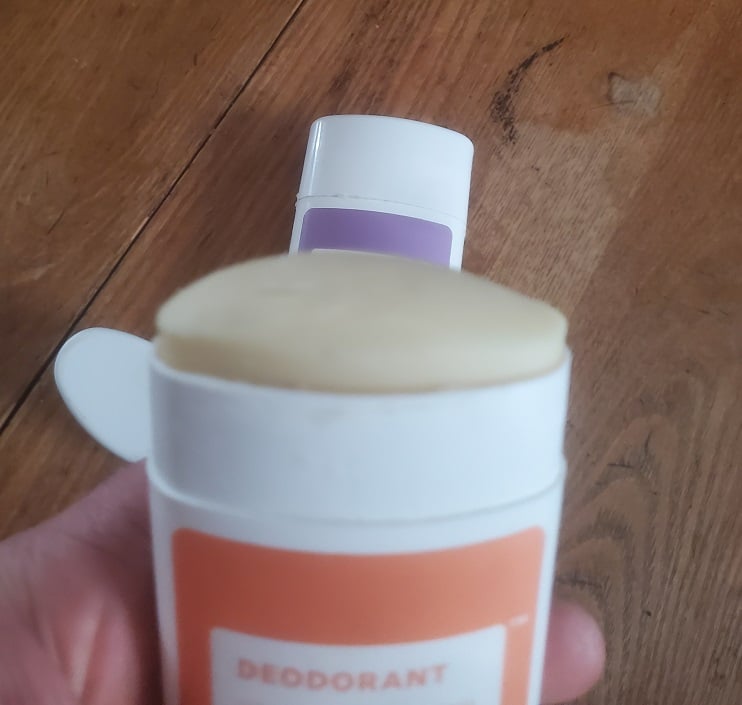 cap off of deodorant