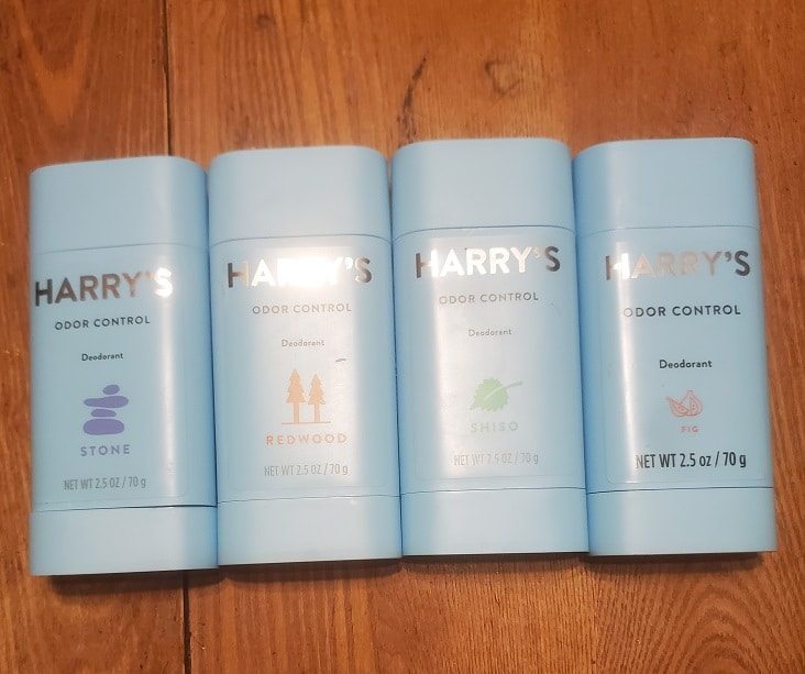 4 baby blue deodorants
