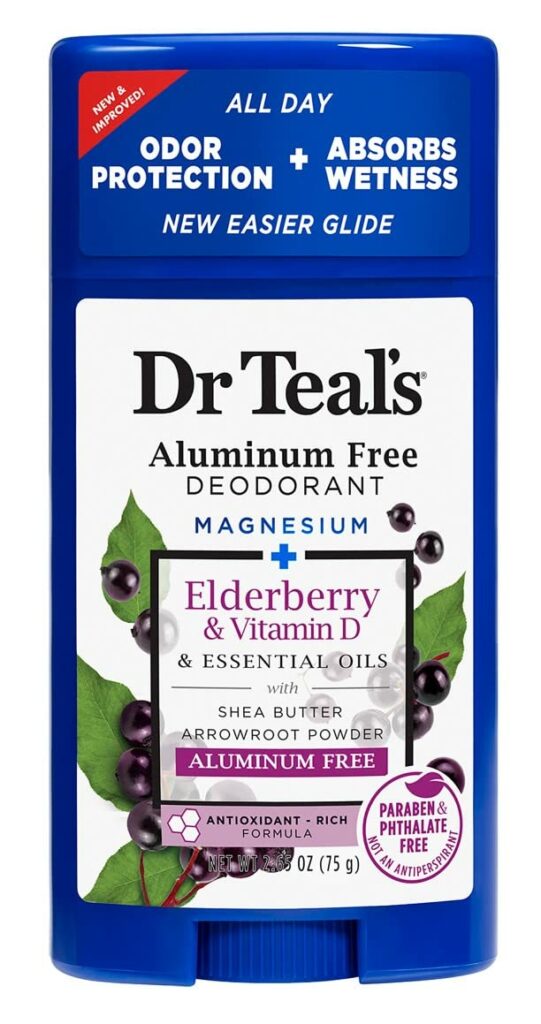 dr. teal's deodorant elderberry
