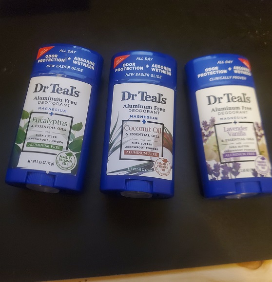 3 sticks of deodorant