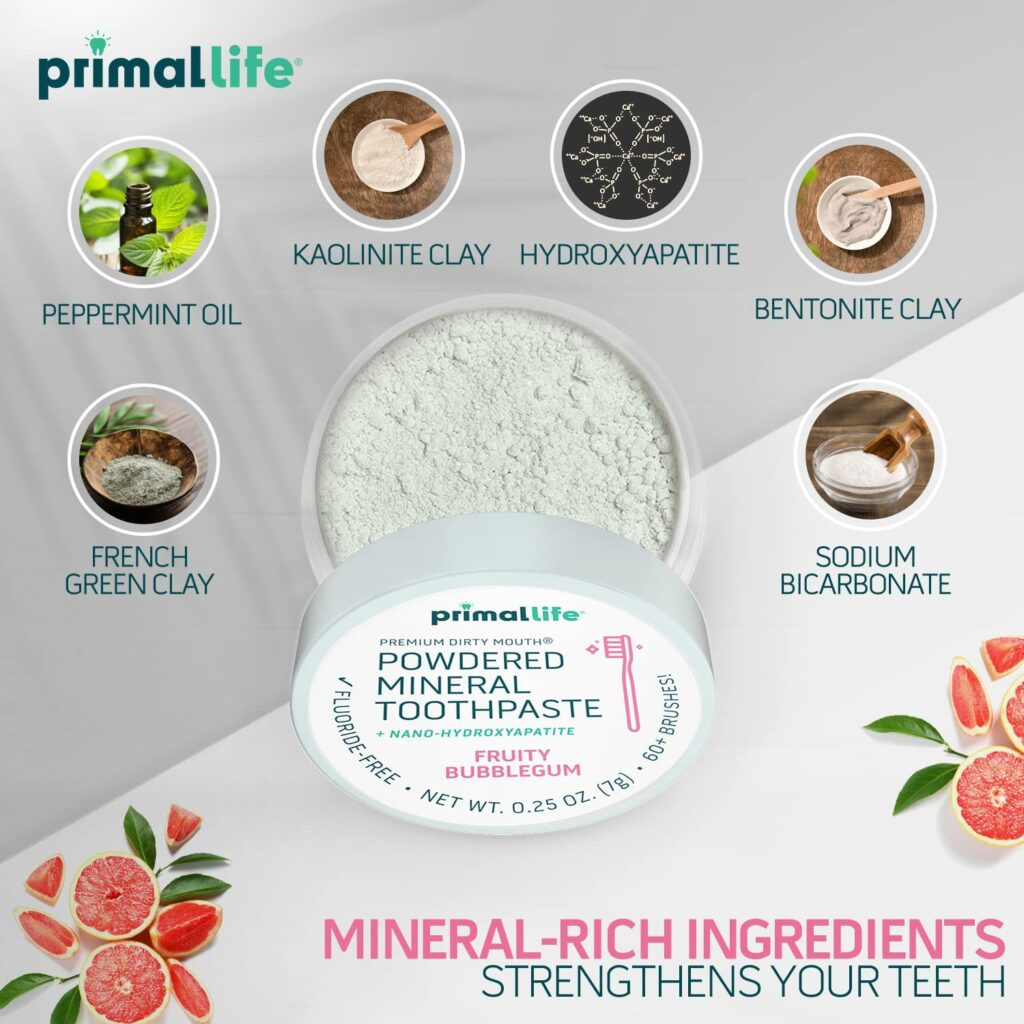 primal life organics fruity bubblegum toothpowder