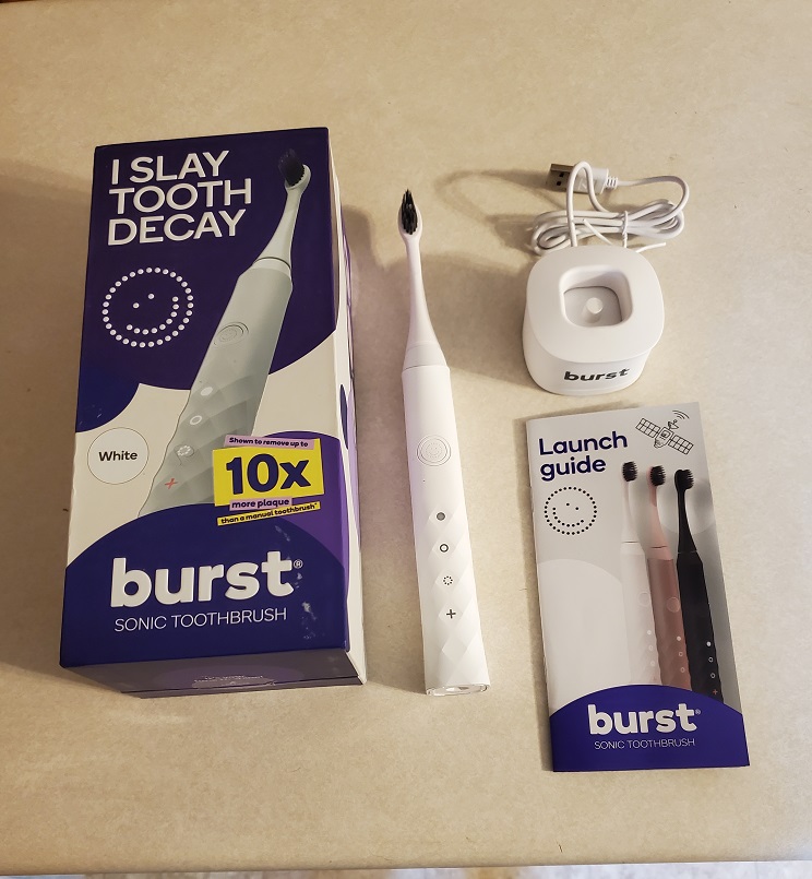 burst sonic toothbrush everything