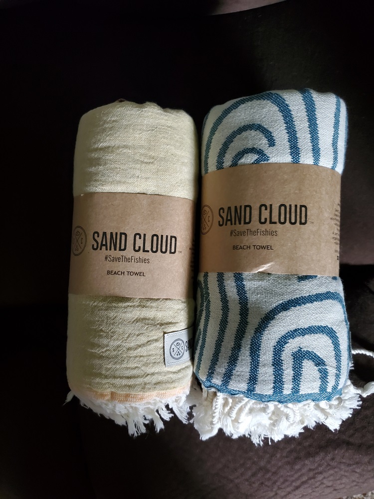 sand cloud beach towel two