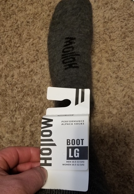 hollow socks boot socks black