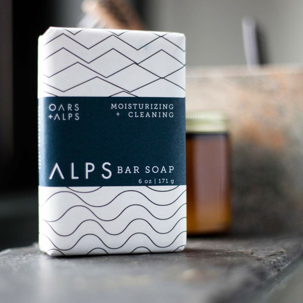 oars + alps soap