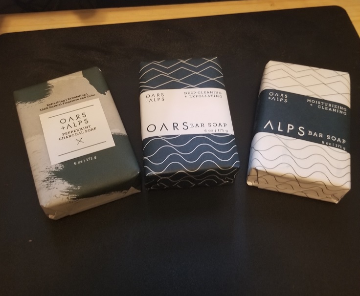 Oars + Alps Peppermint Charcoal Bar Soap