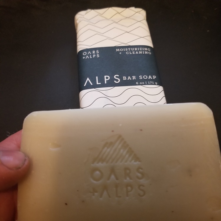 hand holding soap