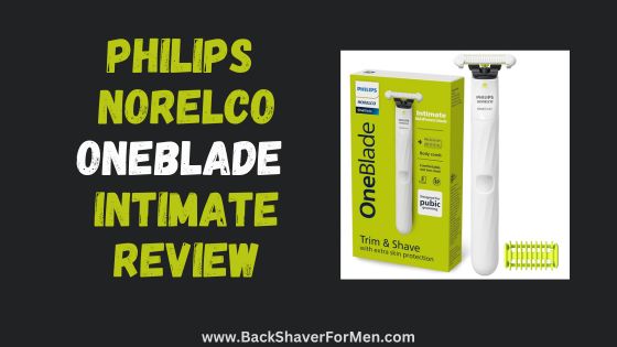 philips norelco oneblade intimate review